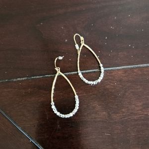 Stella & Dot Mixed Metal Earrings